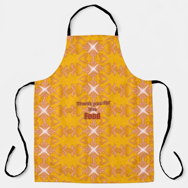 All-Over Print Apron thank you for the food (Front)