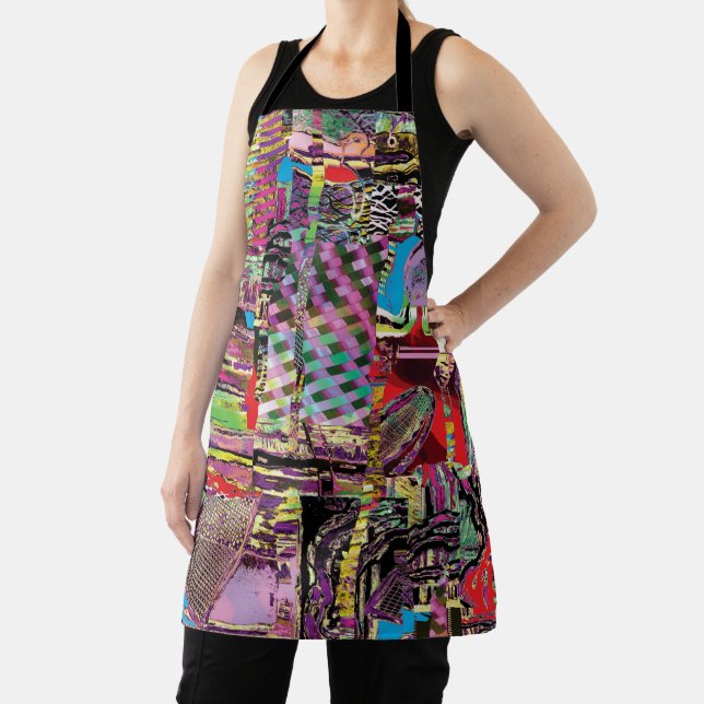 All‑Over Print Apron – Urban Fractals (Insitu)