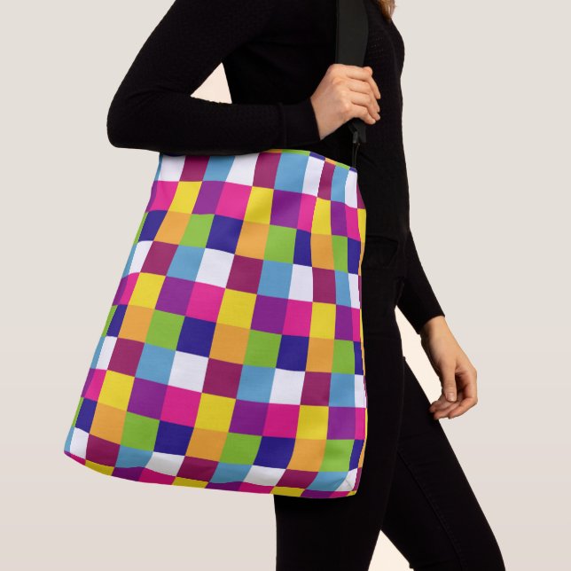 All-Over-Print Cross Body Bag, Large Crossbody Bag (Close Up)