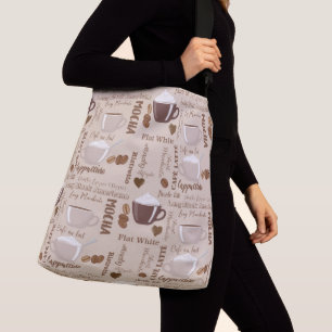 All-Over-Print Cross Body Bag, Medium Crossbody Bag