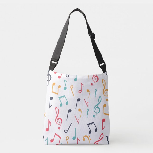 All-Over-Print Cross Body Bag, Medium Crossbody Bag (Front)