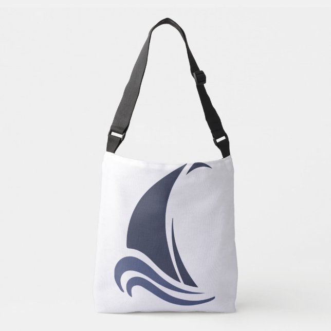 All-Over-Print Cross Body Bag, Medium Crossbody Bag (Front)