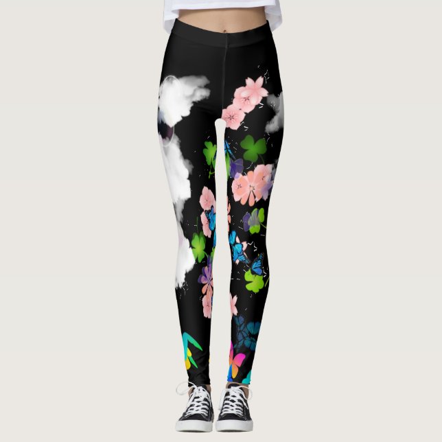 All-Over-Print Leggings design creator comfortable (Front)