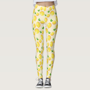 All-Over-Print Leggings ( Lemon )