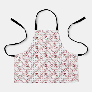 All Over Print Love Letters "S" Apron