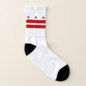 All Over Print Socks with Flag of Washington DC (Right Outside)