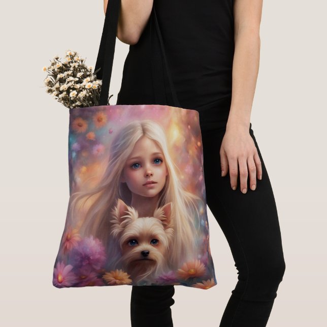 All-Over-Print Tote Bag, Large Bag (Close Up)