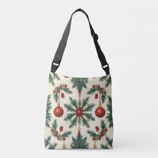 All-Over-Print Tote, Cross-Body Bag (Christmas)