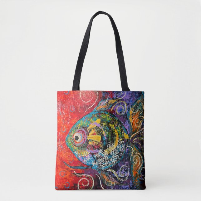 All-Over-Print Tote, Shoulder Tote Bag (Front)