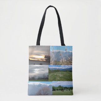 All-Over-Print Tote, Shoulder Tote Bag