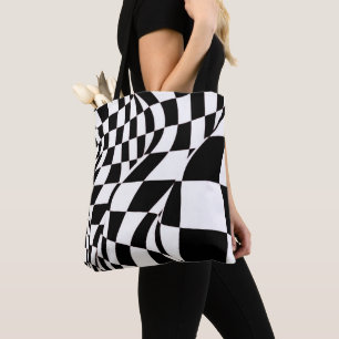 All-Over Tote - Modified Checkered Flag Bag