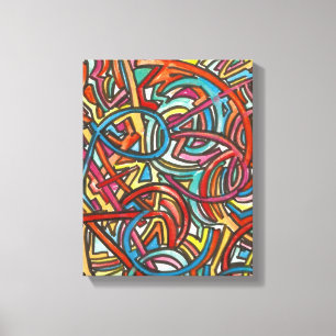All Paths End There-Abstract Art Hand Painted Canvas Print