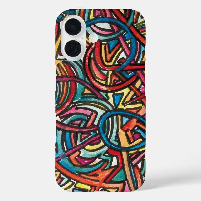 All Paths End There-Hand Painted Abstract Art Case-Mate iPhone Case (Back)