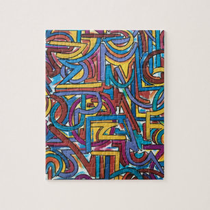 All Paths Go There-Abstract Art Jigsaw Puzzle