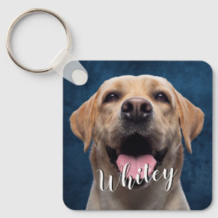  All paws matter custom 2-sided dog photo & quote Keychain