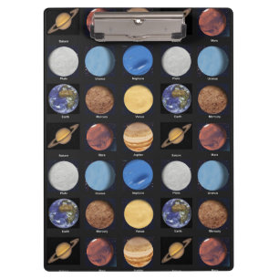 All Planets Science Photos With Names Clipboard