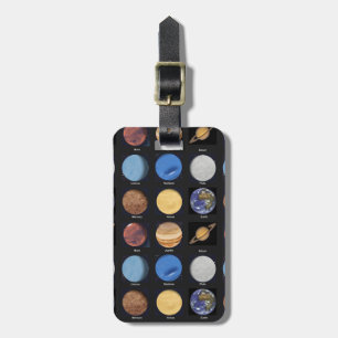 All Planets Science Photos With Names Luggage Tag