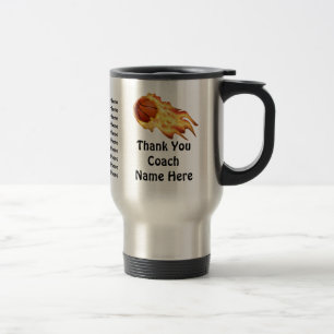 All Player's Name on Basketball Coach Coffee Mugs