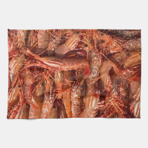 All Prawn and No Brain Kitchen Towel