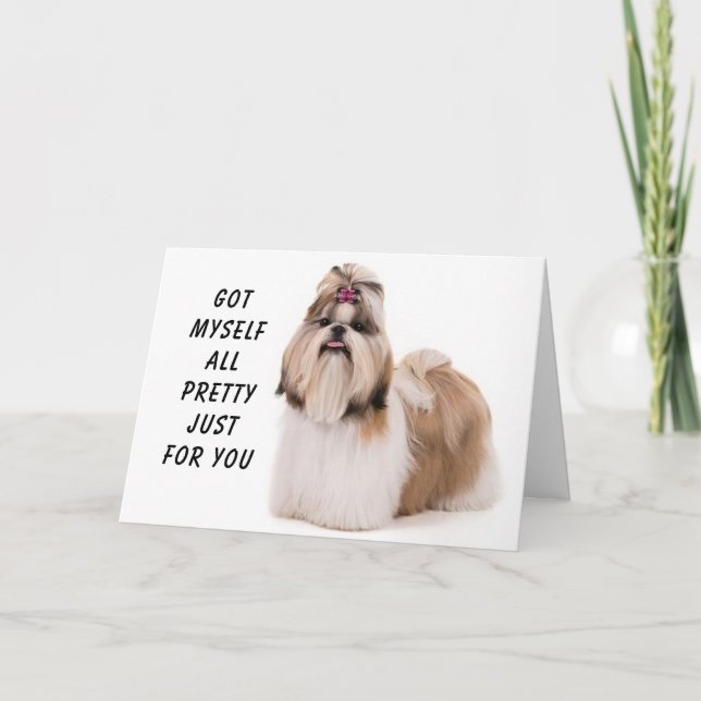 **ALL PRETTY FOR YOUR BIRTHDAY** CARD (Front)