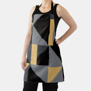 All-Printed Modern Geometry Apron