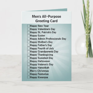 All-Purpose Checkbox Greeting Card