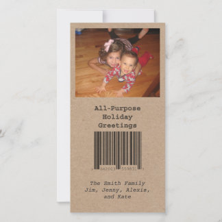 All Purpose Holiday Photo Card