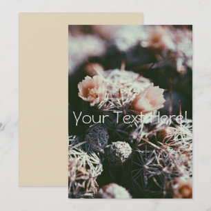 All Purpose Personalized Cactus Invitation Card