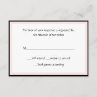 All Purpose Stylish Response Card