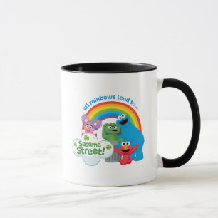 All Rainbows Lead to Sesame Street Mug