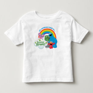 All Rainbows Lead to Sesame Street Toddler T-shirt