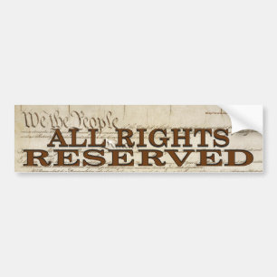 All Rights Bumper Sticker