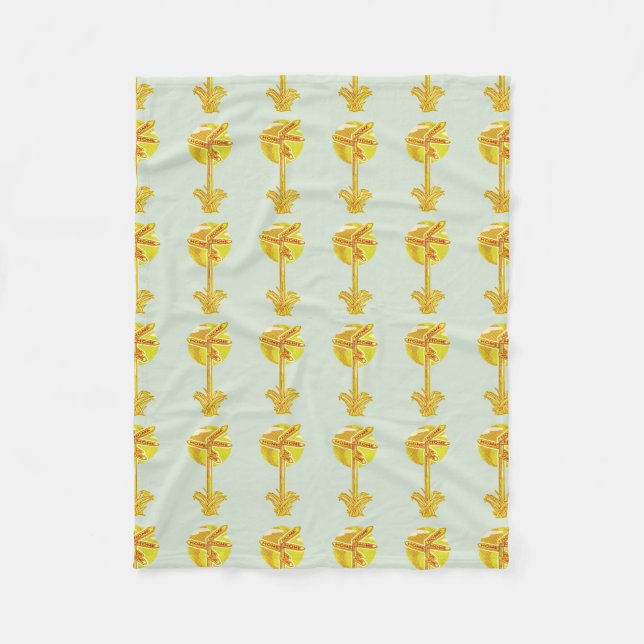 All roads lead home fleece blanket (Front)
