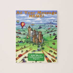 All Roads lead to Atlanta Georgia Jigsaw Puzzle