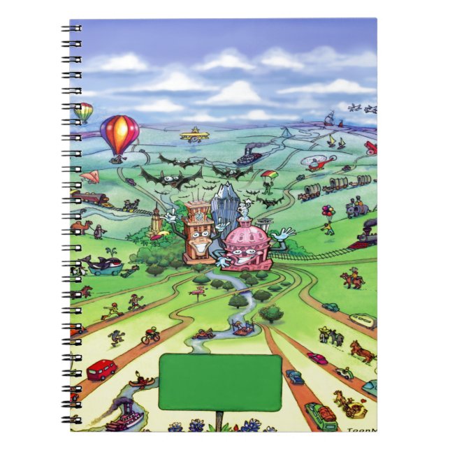 All Roads Lead to Austin Texas Notebook (Front)