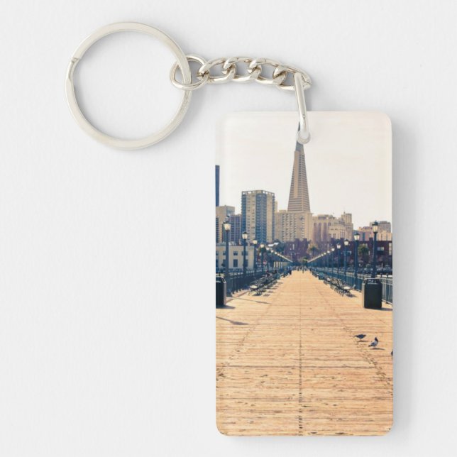 All roads lead to pyramid. keychain (Front)