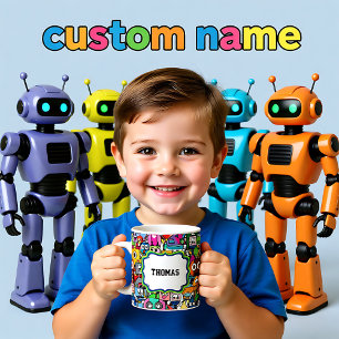 All robots with your name coffee mug