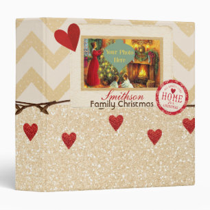 All ♥s Come Home For Christmas Scrapbook Binder