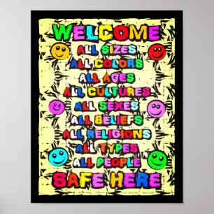 All Safe Here ~ Bright Welcome Poster