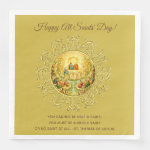 ALL SAINTS DAY FEAST DAY PARTY CELEBRATION NAPKIN