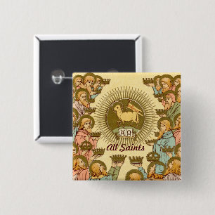 All Saints (RLS 19) 2 Inch Square Button