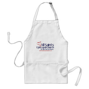 All Saints Vertical Logo Standard Apron