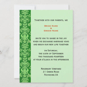 all season wedding invitation