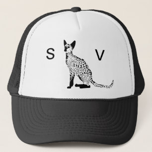 ALL SEEING CAT TRUCKER HAT