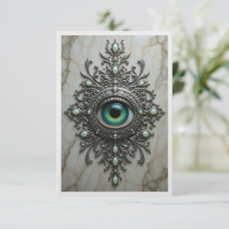 All Seeing Eye Brooch Card