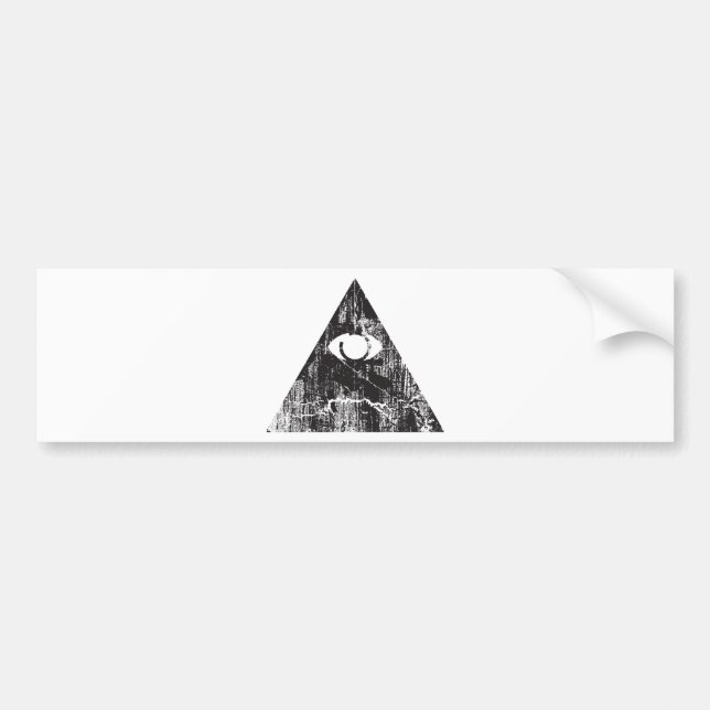 All Seeing Eye Bumper Sticker (Front)