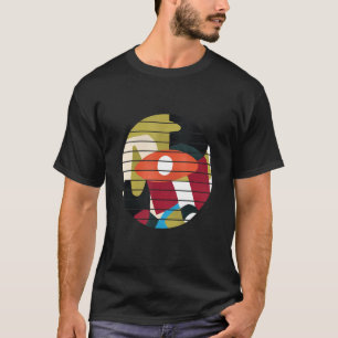 All Seeing Eye  Colourful Abstract Art T-Shirt