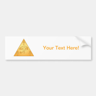 All Seeing Eye / Eye of Horus: Bumper Sticker