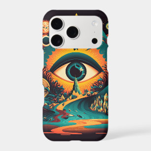 All Seeing Eye iPhone Case Psychedelic Art