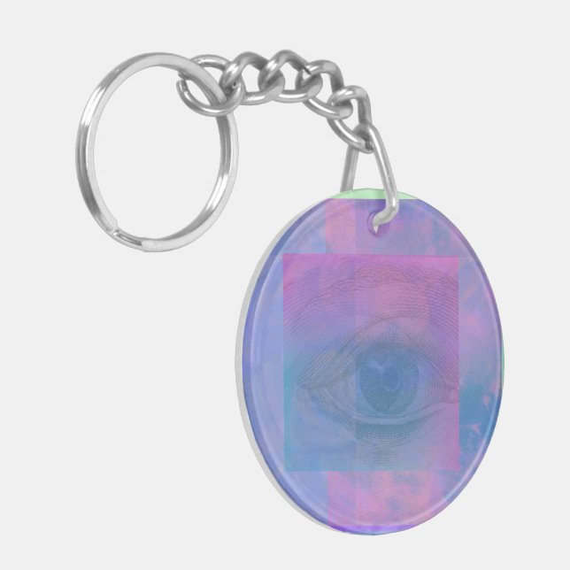 All Seeing Eye Keychain (Front Left)